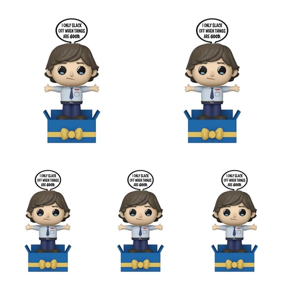 5 Disney Jim Halpert - Peacock - The Office - Funko POPsies Vinyl Pop-Up Figures - Picture 1 of 5